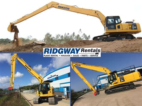 long reach excavator rental cost